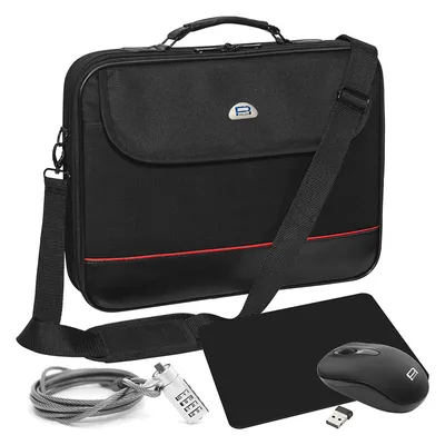 Produktbild von PEDEA Notebook-Tasche Starter Kit 33,8cm (13,3 Zoll) | inkl. Maus & Schloss