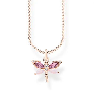 Produktbild von Halskette für Damen mit Libellenahänger von Thomas Sabo