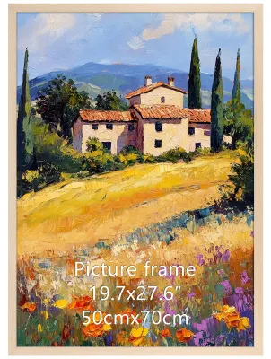 Image de Cadre photo Ditwis, dimensions 50x70 cm, en bois, différentes couleurs. Cadre photo en aluminium, grand format, pour photos de 70x50 cm