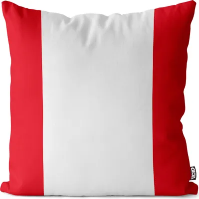 Produktbild von VOID Peru Polyester Kissenbezug Flagge Fahne Fan-Kissen Kissenhülle Outdoor Indoor Bunt