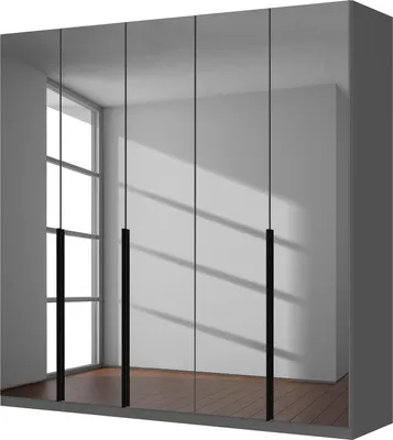 Produktbild von home24 Drehtürenschrank - Grauspiegel