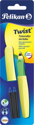 Produktbild von Pelikan Tintenroller Twist R457 Neon Gelb + 2KM/B Blister