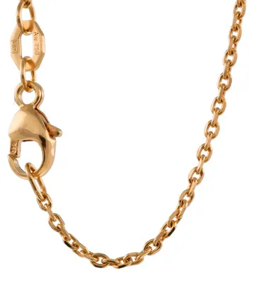 Produktbild von Ankerkette diamantiert Länge 50cm - Breite 1,3mm - 750-18 Karat Gold