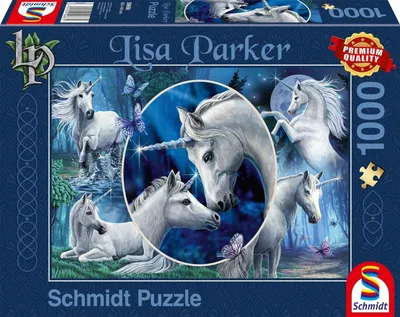 Produktbild von Lisa Parker: Mythische Einhörner 1000 Stück Puzzle