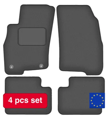 Image de Tapis de sol pour voiture, sur mesure, protection durable, gris