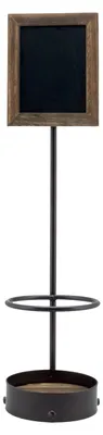 Zdjęcie produktu dla Securit WB-WR-1, 110 x 450 mm, Melamina, Metal, Żywica, Drewno, Czarny, Brązowy, Drewno