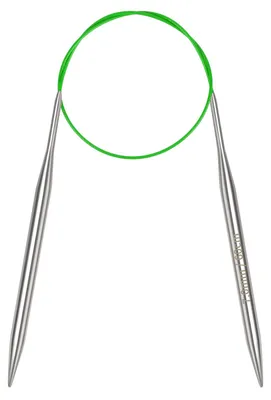 Produktbild von 7 mm Rundstricknadeln, 60 cm, aus Edelstahl