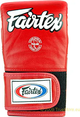 Image de Gants de sac de sable Fairtex TGT7 en cuir Cross Trainer, rouge taille XL