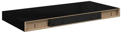 Productafbeelding van Wandschap zwevend 50x23,5x3,8 cm MDF zwart