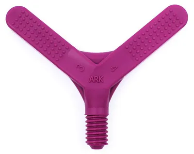 Produktbild von Ark Therapeutics Beißblock Y Tip für Z-Vibe magenta sensorisches Spielzeug Opzetstuk voor de Z-Vibe voor kaakgraduatie, kaaksterkte en lipsluiting.