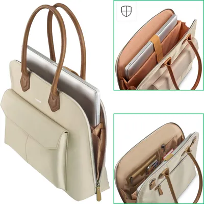 Produktbild von Laptop-Tasche "Fabulous", von 34 - 36 cm (13,3" - 14,1"), Beige (00217244)