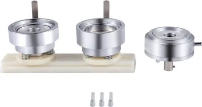 Obrázek produktu pro Knoflíkovač - 3 kusy - Děrovačka - Hliníkový knoflíkovač - Výrobník odznaků - Knoflíky - Šikovný lis na knoflíky
