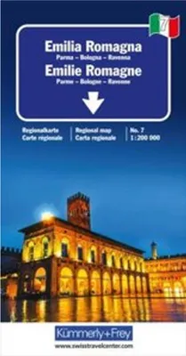 Produktbild von Kümmerly+Frey Regional-Strassenkarte 7 Emilia Romagna 1:200.000
