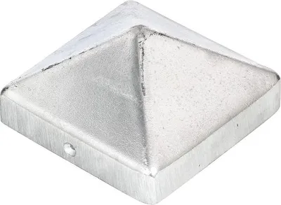 Produktbild von ALBERTS Pfostenkappe Zaunkappe Abdeckkappe Endkappe Aluminium blank 90x90 mm