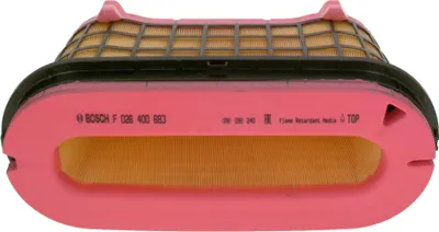 Produktbild von Luftfilter BOSCH F 026 400 683 passend für MERCEDES-BENZ Stufenheck (W123) Filtereinsatz