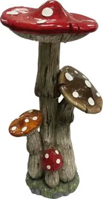 Produktbild von Dekofigur Lafiora Pilze 34 x 23,5 x 76 cm