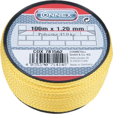 Produktbild von CONNEX Maurerschnur 1,2mm-100m neongelb, COX781562
