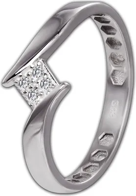 Produktbild von GoldDream Ring Gr. 58 18,5 Echtgold333er Weißgold weißgoldweiß D2GDR549J58