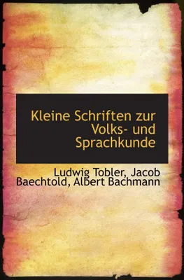 Image de Petites publications sur l'ethnologie et la linguistique