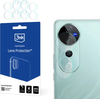 Produktbild von 3mk Hybridglas Lens Protection für Vivo V40 Pro 5G Kamera Objektiv Kameralinse 0,16mm 6H (4 Stück)