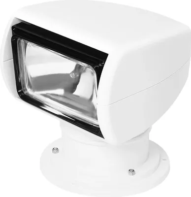 Obrázok produktu pre Hľadacie svetlo na loď s diaľkovým ovládaním – HT6012 – 100 W – DC 12 V – IP66 – otočná hlava svietidla – ABS puzdro – biela farba