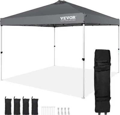 Produktbild von Famanu Pavillon 304,8x304,8x320cm - Faltpavillon mit Tragetasche