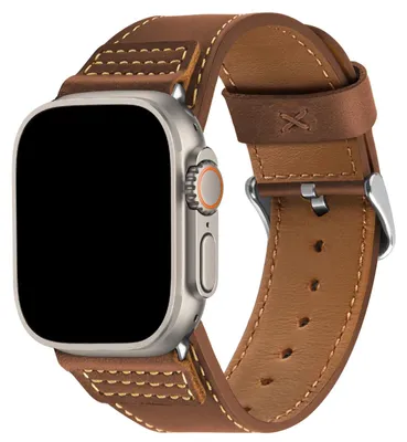 Image de Omgoods - Bracelet de remplacement en cuir vintage pour montre connectée