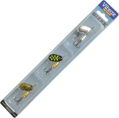Produktbild von Blue Fox Vibrax Expert-Kit Gr. 2 Spinnköder - 3 Spinner