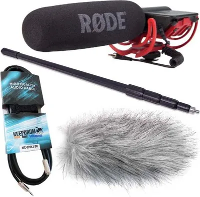 Produktbild von Rode Videomic - MPB03 Tonangel - Windschutz und Kabel
