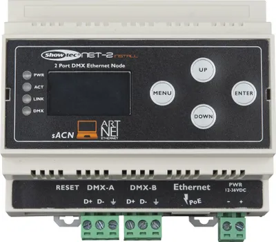 Produktbild von Showtec NET-2 Install Din-rail