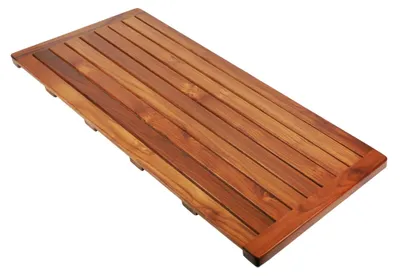 Immagine prodotto di Tappetino da bagno in legno di teak, 40 x 18 cm