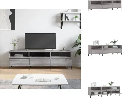 Immagine prodotto di vidaXL Mobile TV grigio Sonoma 150x30x44,5 cm in legno - Mobili TV