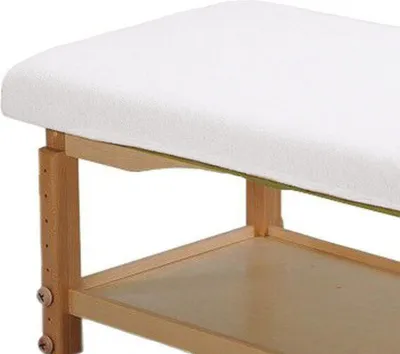 Produktbild von Habys Frottee Bezug Spannbezug für Massageliegen Therapieliegen Weiß 70/200 cm