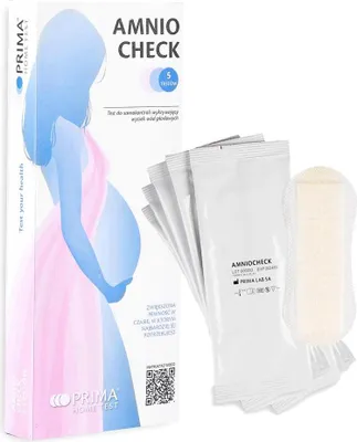 Obrázok produktu pre Amniocheck test plodovej vody na samodiagnostiku, 5 kusov.