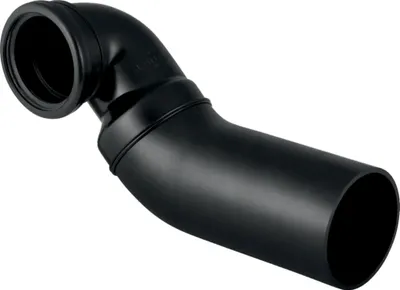 Produktbild von Geberit GE PE Wand-WC-Bogen, 90°, links, d 90/90, waagerechte Montage, 366913, 1 Stk.