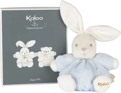 Zdjęcie produktu dla Kaloo pluszowy królik niebieski - perłowy królik miękka zabawka prezent dla dziecka