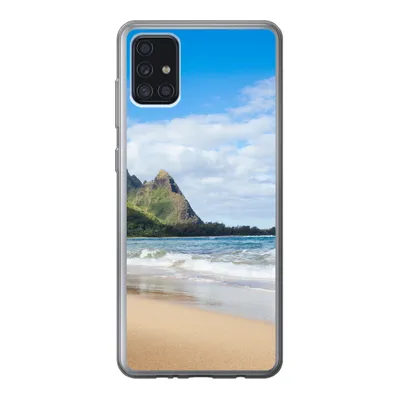 Produktbild von MuchoWow® Handyhülle Schutzhülle Hülle für Samsung Galaxy A52 5G Strand - Tropisch - Hawaii Silikon Softcase Handy Hülle - Umschlag