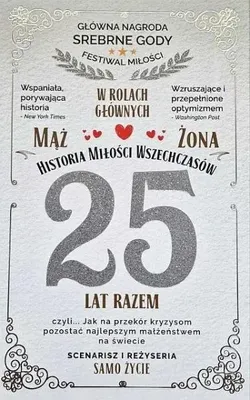Produktbild von Geschenkgutschein zum 25. Hochzeitstag (Silberhochzeit) – YEKU