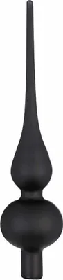 Produktbild von Christbaumspitze 26cm Schwarz Matt