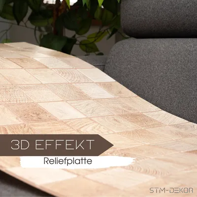 Produktbild von 3D PVC Wandpaneele | Deckenpaneele | Paneele Holzoptik | 10 Platten - 5 qm | Wanddeko | Wandverkleidung | Wasserfest - Gebleichter Holzbalken