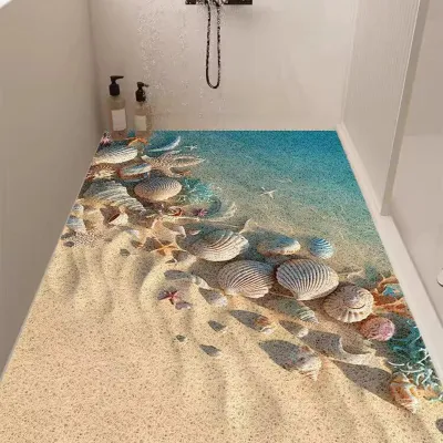 Obrázok produktu pre Solidchoice – Farebná, protišmyková podložka do sprchy, 60 x 60 cm, rýchlo schnúca