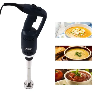 Image de Mixeur plongeant électrique commercial, 30 litres, 350 watts, 4000-16000 tr/min, faible bruit, idéal pour les préparations culinaires en cuisine