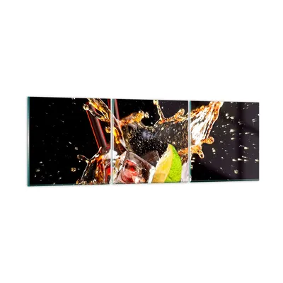 Produktbild von Bilder auf glas - Trinken saft cocktail nachtisch - 120x40cm - Glasbilder - Wandbilder - Kunstdruck - zum Aufhängen bereit - Wanddekoration aus Glas - Glas Bilder - Wandbild auf Glas - GCA120x40-2223