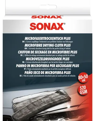 Produktbild von 6x SONAX MicrofaserTrockenTuch PLUS | Packung (1 Stück)