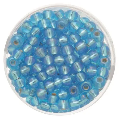 Produktbild von Glorex Rocailles Perlen 4,5 mm 17 g hellblau