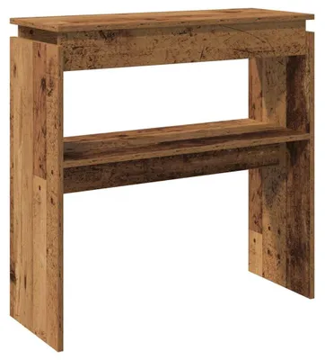 Immagine prodotto di Tavolo consolle in legno di recupero 80x30x80 cm Materiale a base di legno