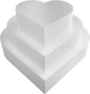 Produktbild von Styropor Herztorte dreistöckig