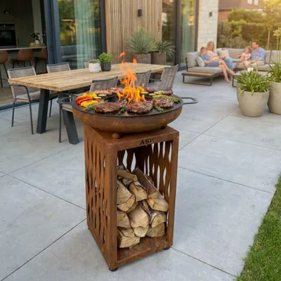 Produktbild von ASH - Glow - Plancha Barbecue - Cortenstahl