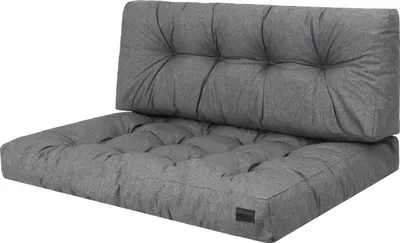 Obrázek produktu pro Sada polštářů z palet - 120×82 + 120×40 cm - tloušťka 12 cm, odolné proti povětrnostním vlivům, lze použít z obou stran, ručně vyráběné zahradní polštáře | Pillowprim
