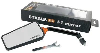 Obrázok produktu pre Univerzálne ľavé zrkadlo STAGE6 F1 matný karbón závit M8